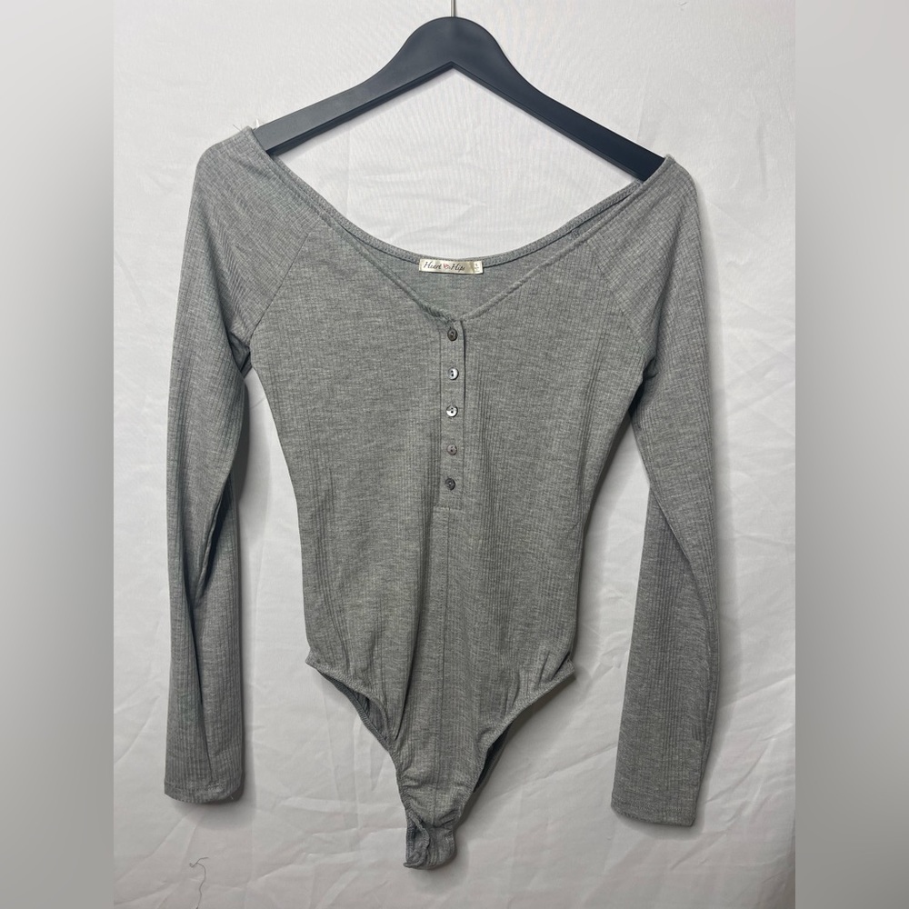 Grey bodysuit